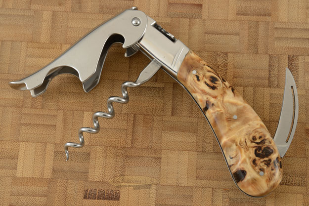 Laguiole Magnum Corkscrew with Poplar Burl