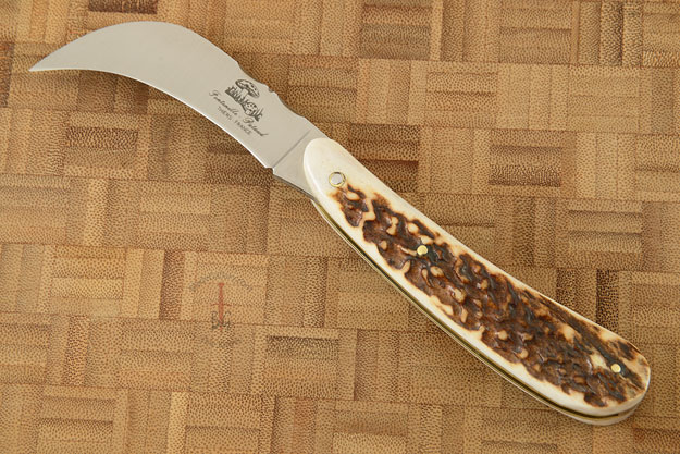 Folding Mushroom Knife, Stag