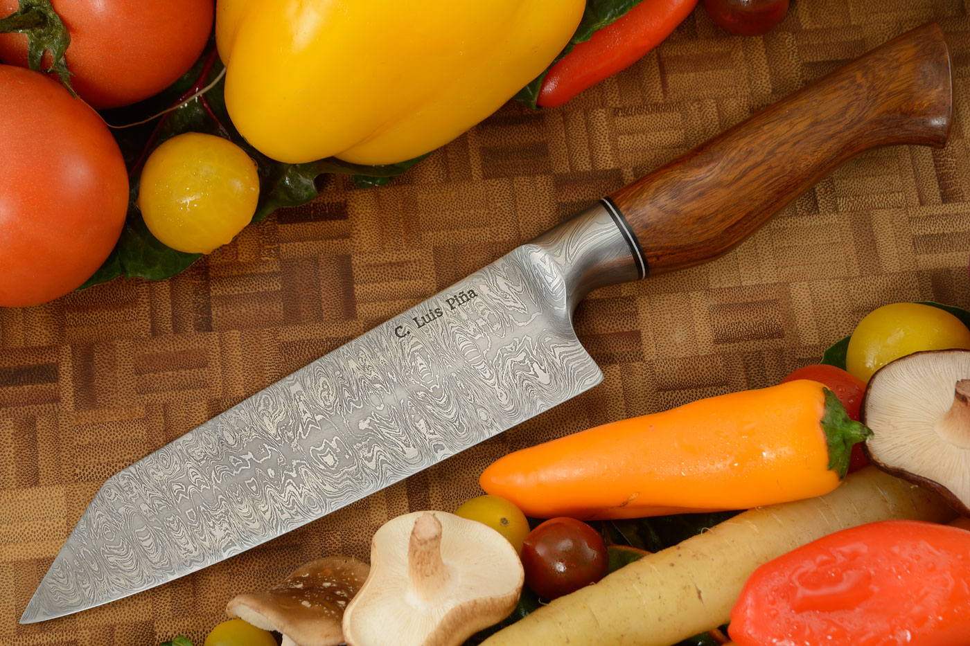 Integral Damascus Bunka Chef's Knife (6-1/4