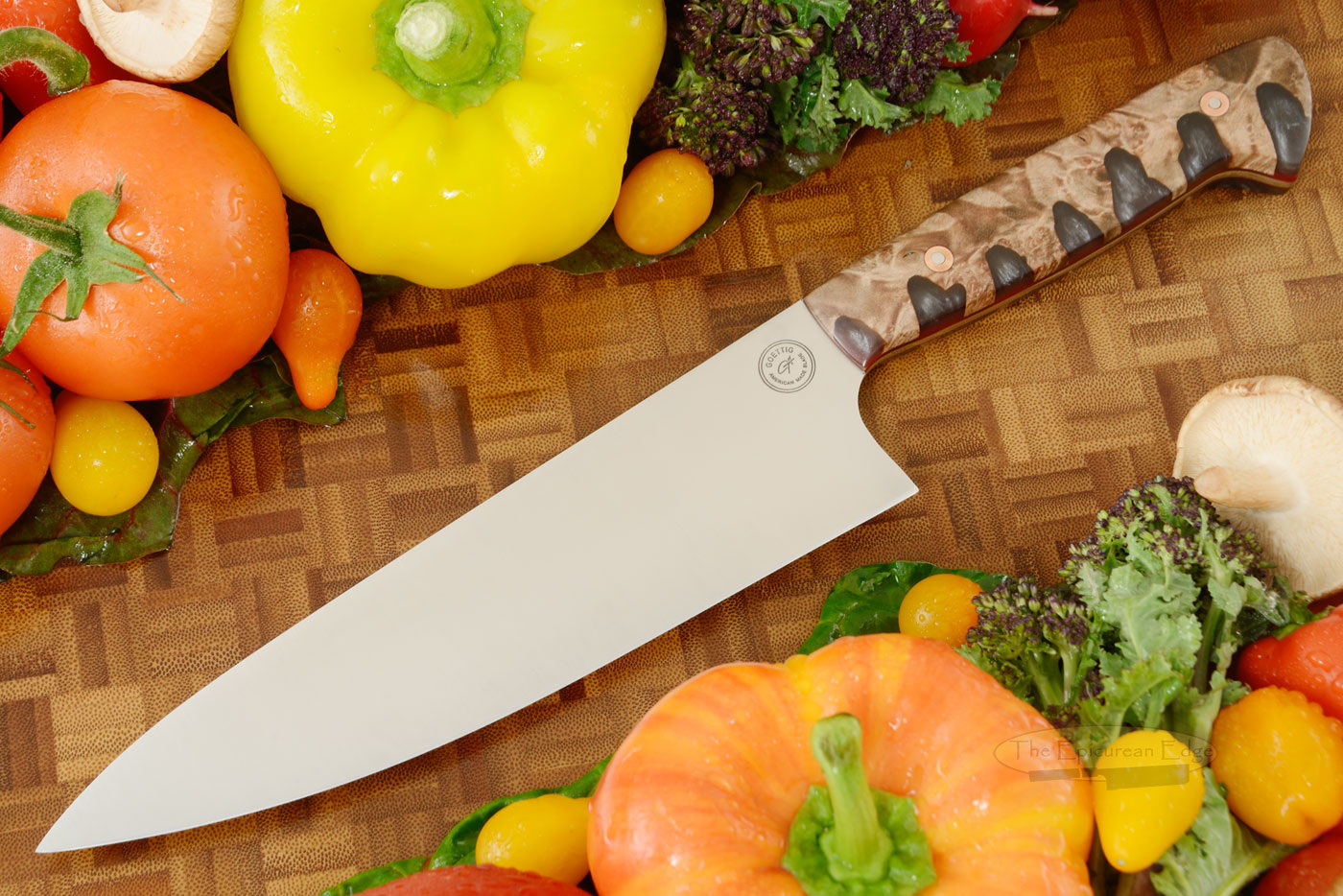 Chef's Knife (7-1/4 in.) with Maple Burl and Acrylic